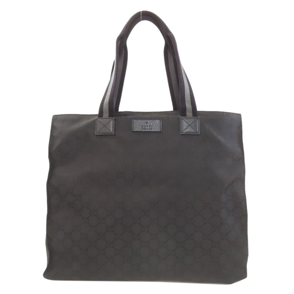GUCCI Authentic Black Canvas Tote Bag - Picture 1 of 16